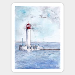 Odessa. Vorontsov lighthouse Sticker